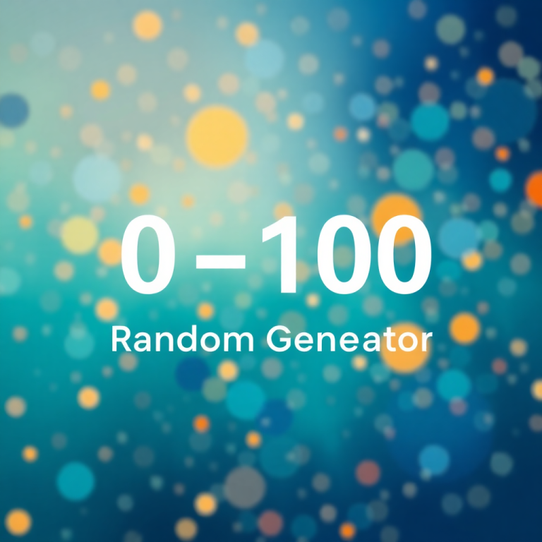 0-100 Random Number Generator