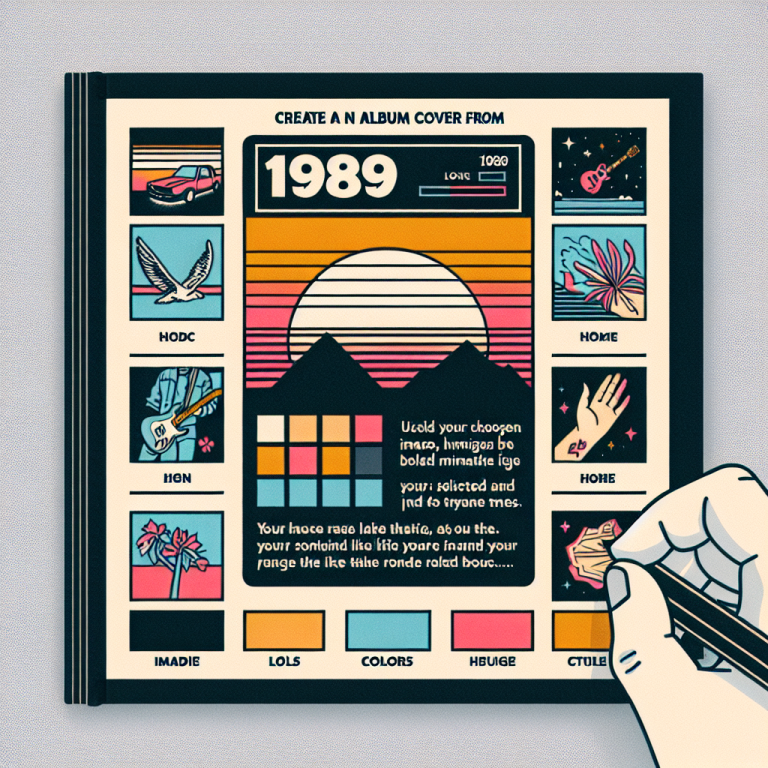 1989 Album Cover Generator