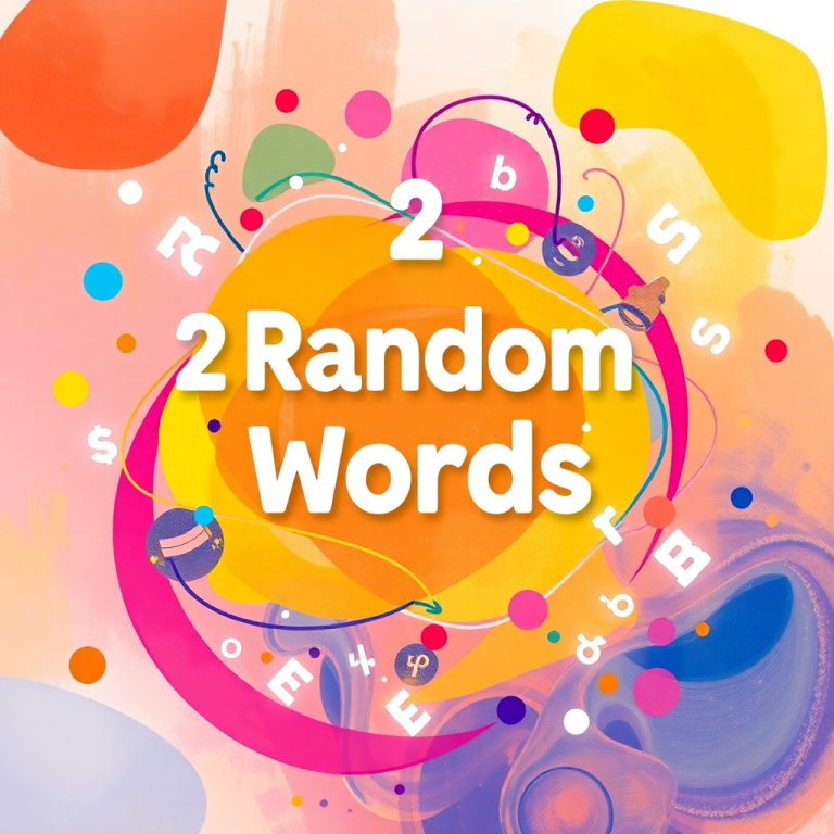 2 Random Words Generator