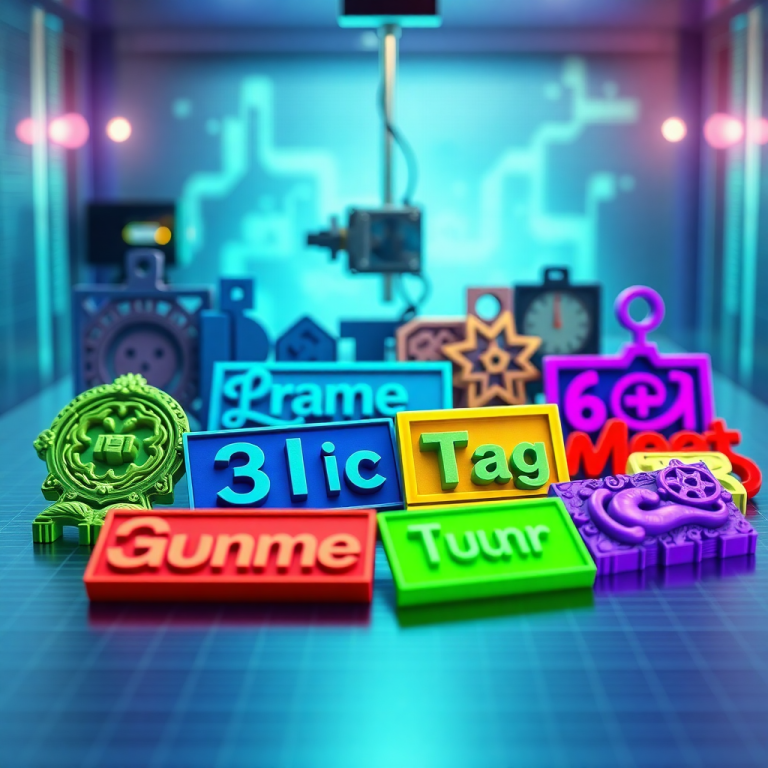 3d Print Name Tag Generator