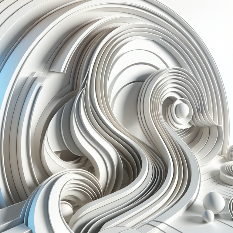 3d White Wallpaper Generator