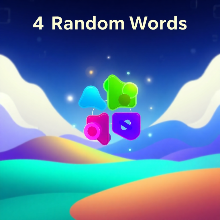 4 Random Words Password Generator
