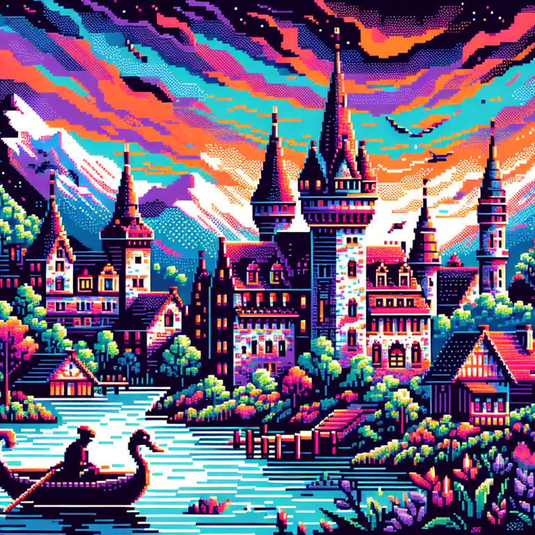 8 Bit Illustration Generator