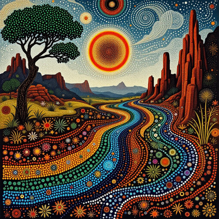 Aboriginal Song Lyrics Generator