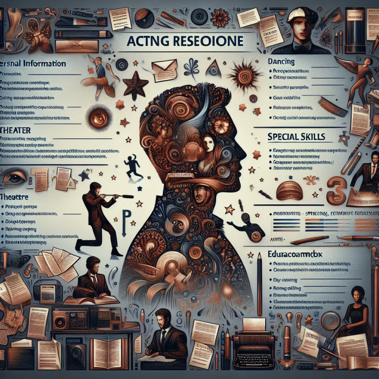 Actor Resume Generator