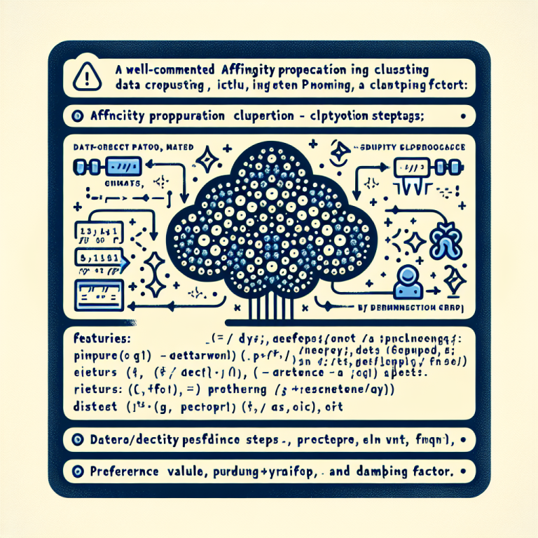 Affinity Propagation Script Generator