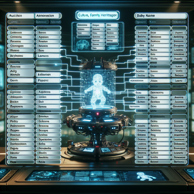 Ai Baby Name Generator