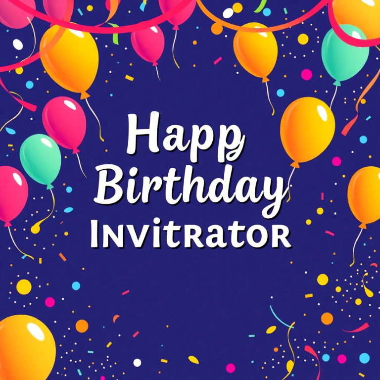Ai Birthday Invitation Card Generator