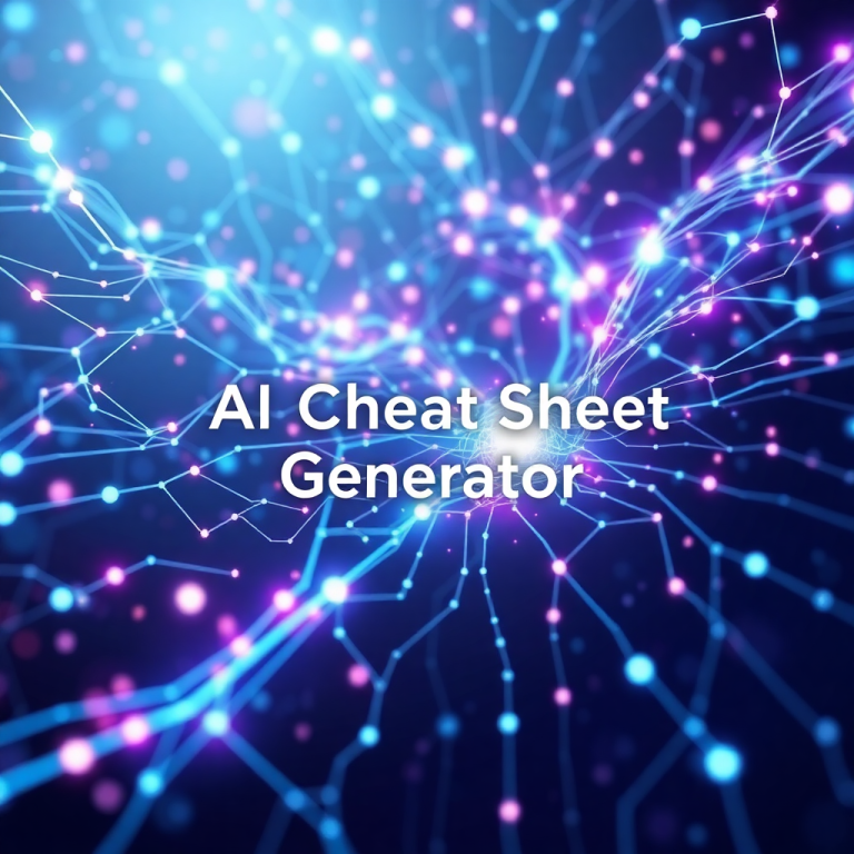 Ai Cheat Sheet Generator