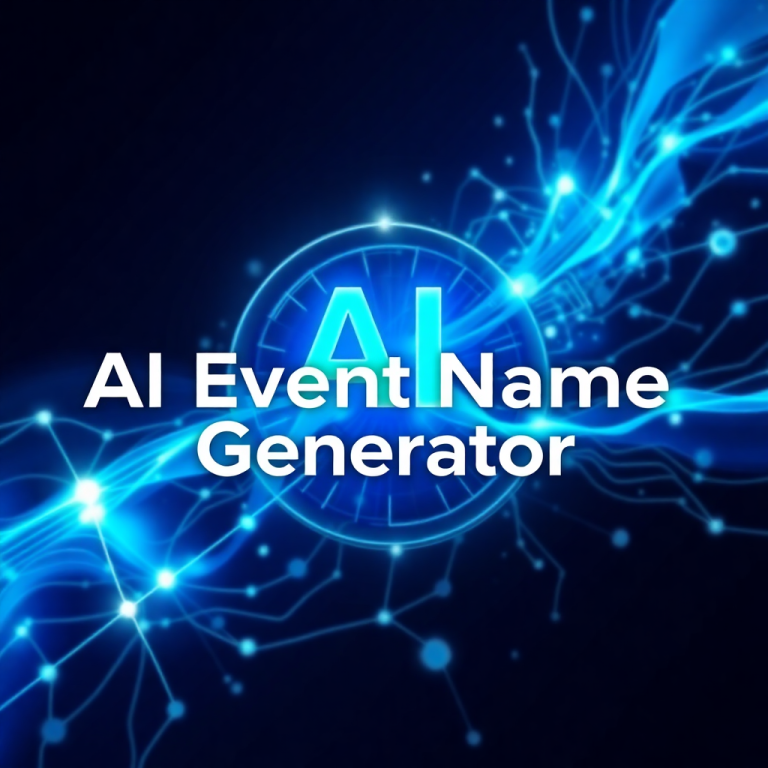 Ai Event Name Generator