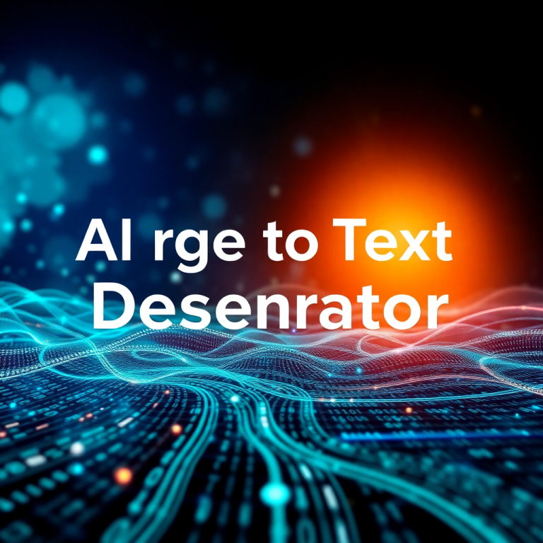 Ai Image To Text Description Generator