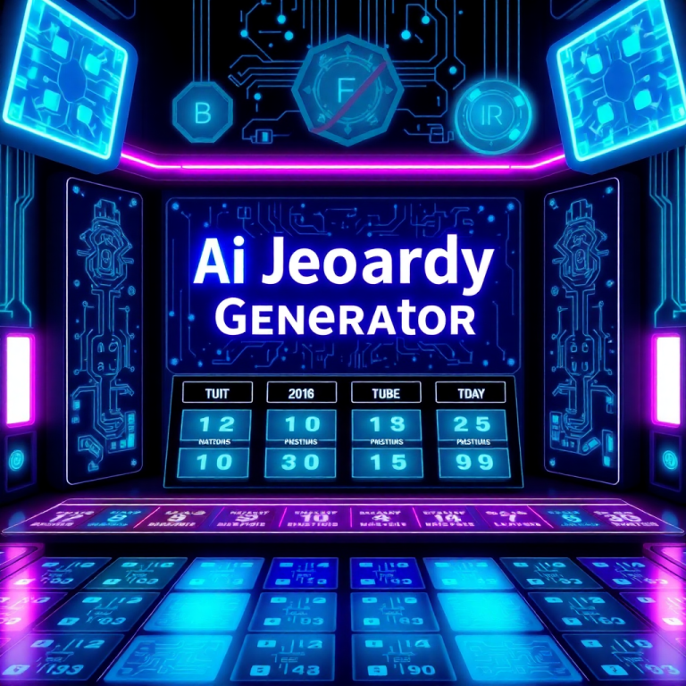 Ai Jeopardy Generator