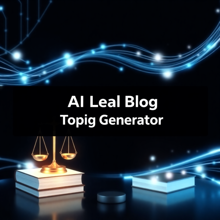 Ai Legal Blog Topic Generator