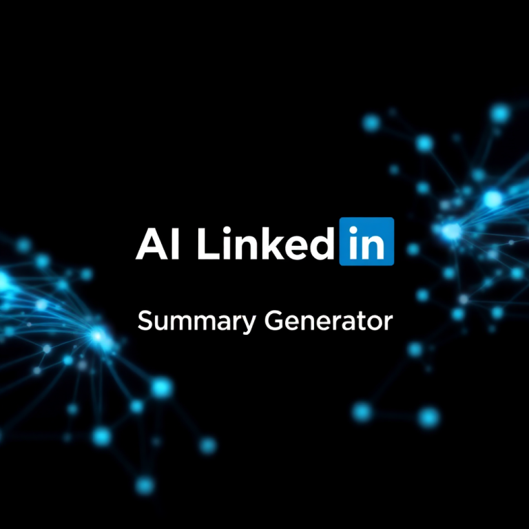 Ai Linkedin Summary Generator