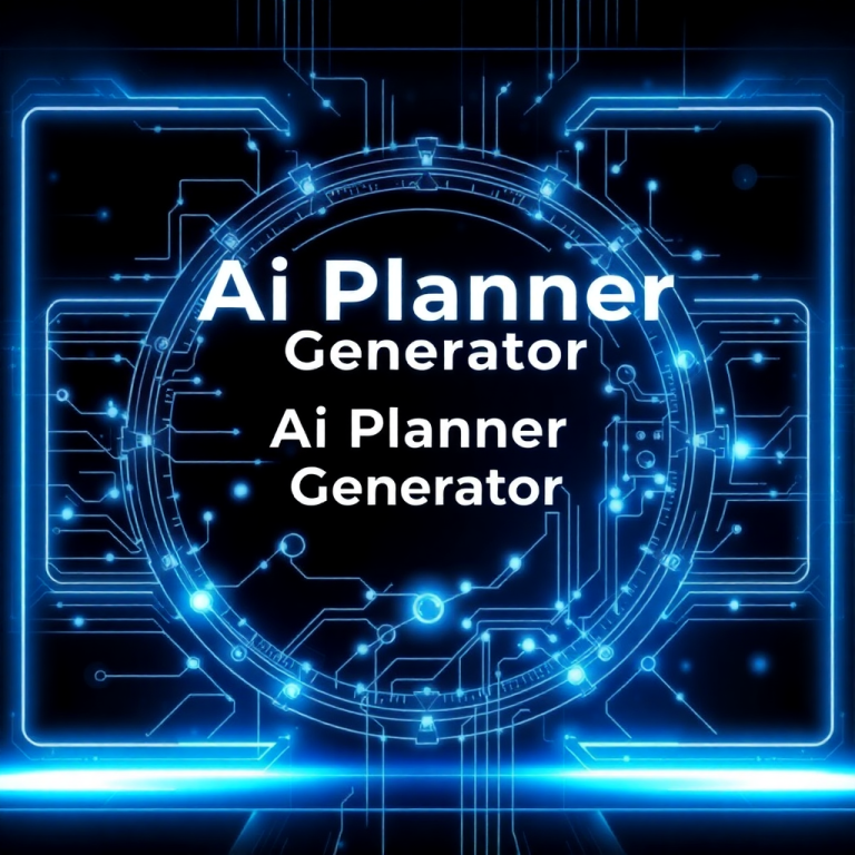 Ai Planner Generator