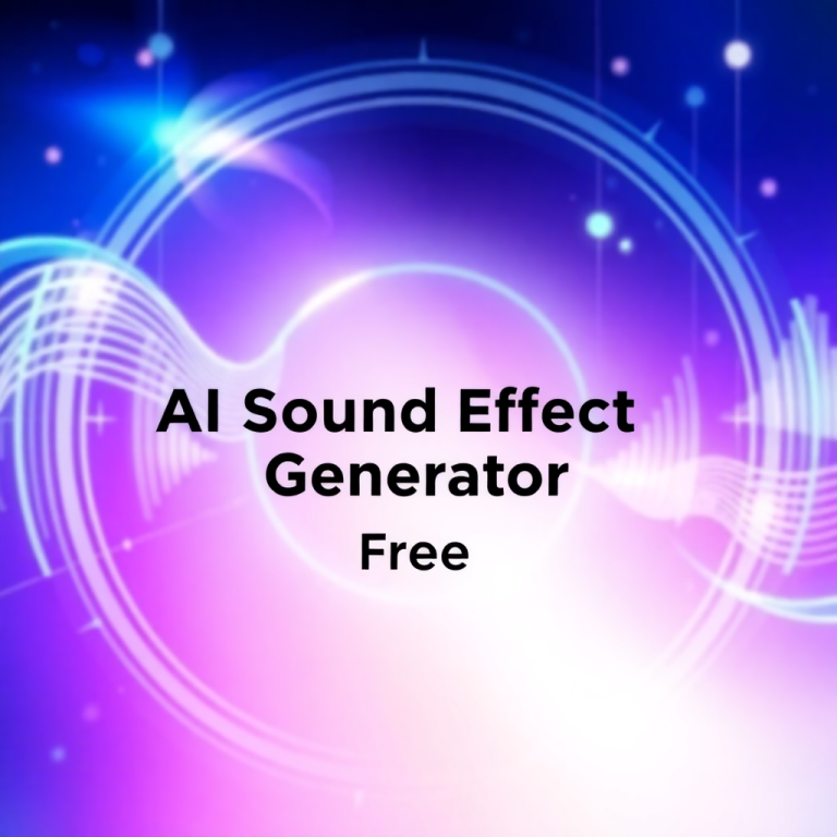 Ai Sound Effect Generator Free
