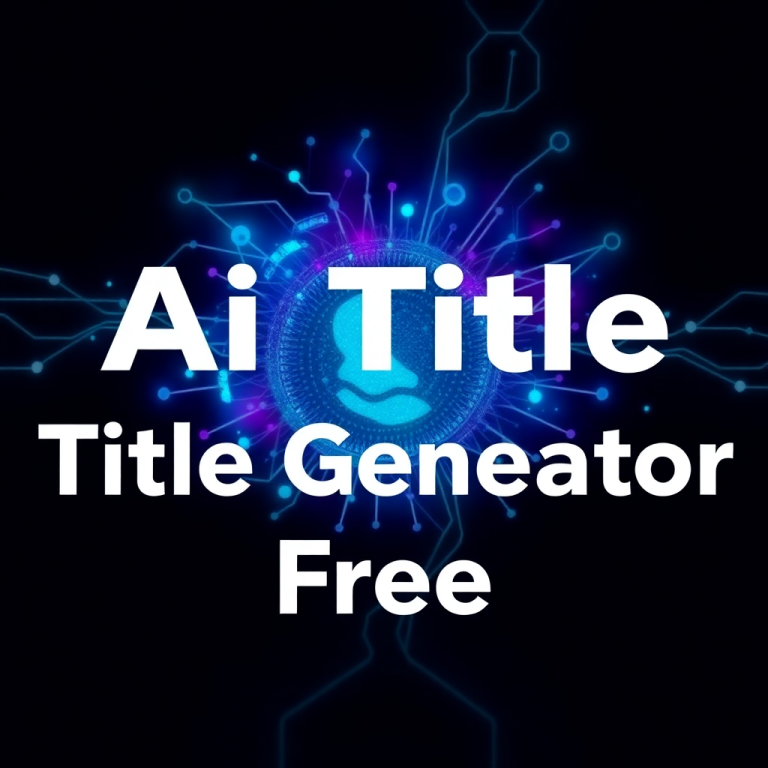 Ai Title Generator Free