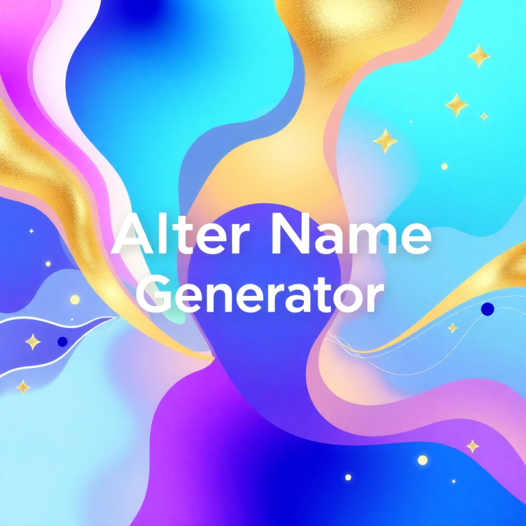 Alter Name Generator