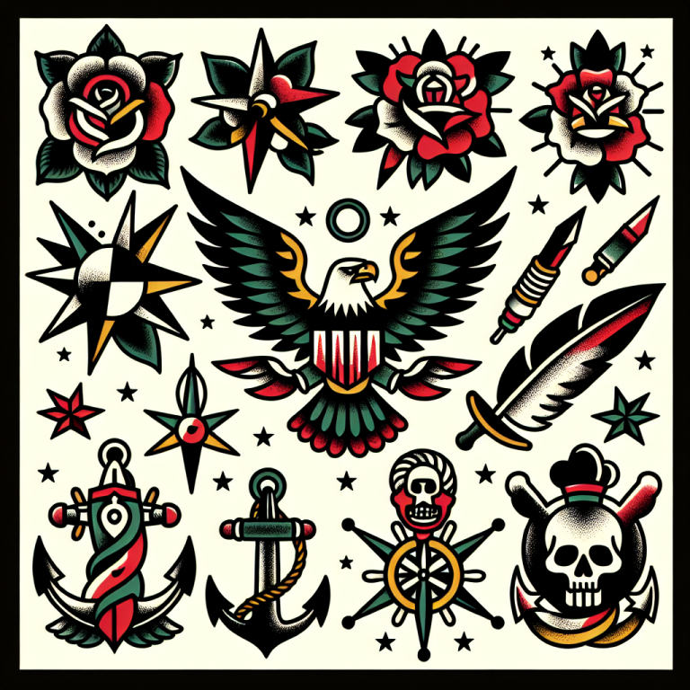 American Traditional Star Tattoo Generator