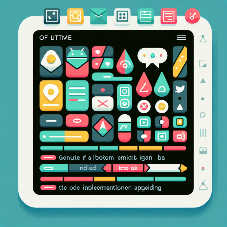 Android Bottom Navigation Generator