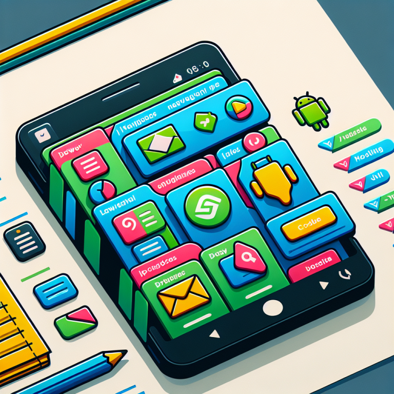 Android Drawer Layout Generator