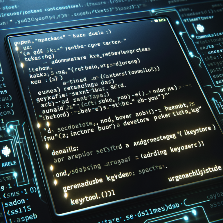 Android Keystore Generator