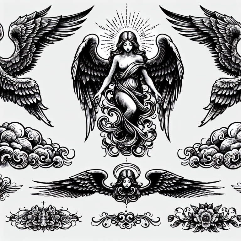 Angel Tattoo Generator