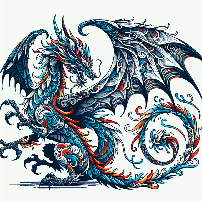 Anime Dragon Tattoo Generator