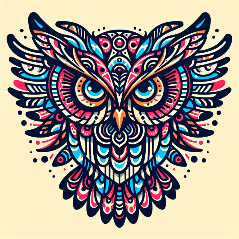 Anime Owl Tattoo Generator