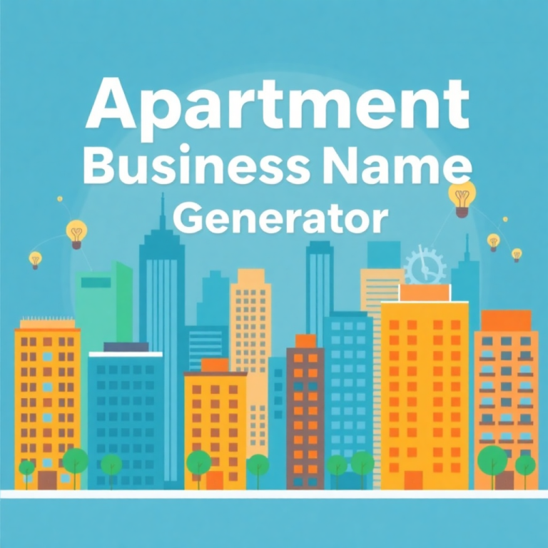 Apartment Business Name Generator