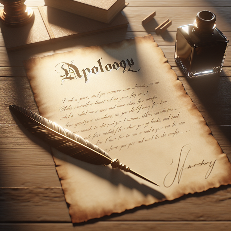 Apology Speech Generator