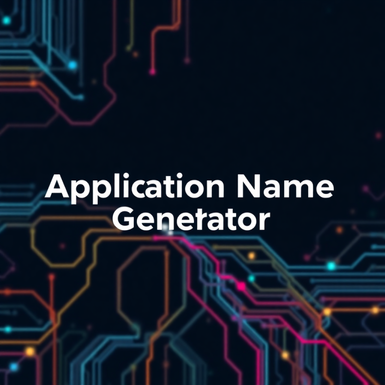Application Name Generator