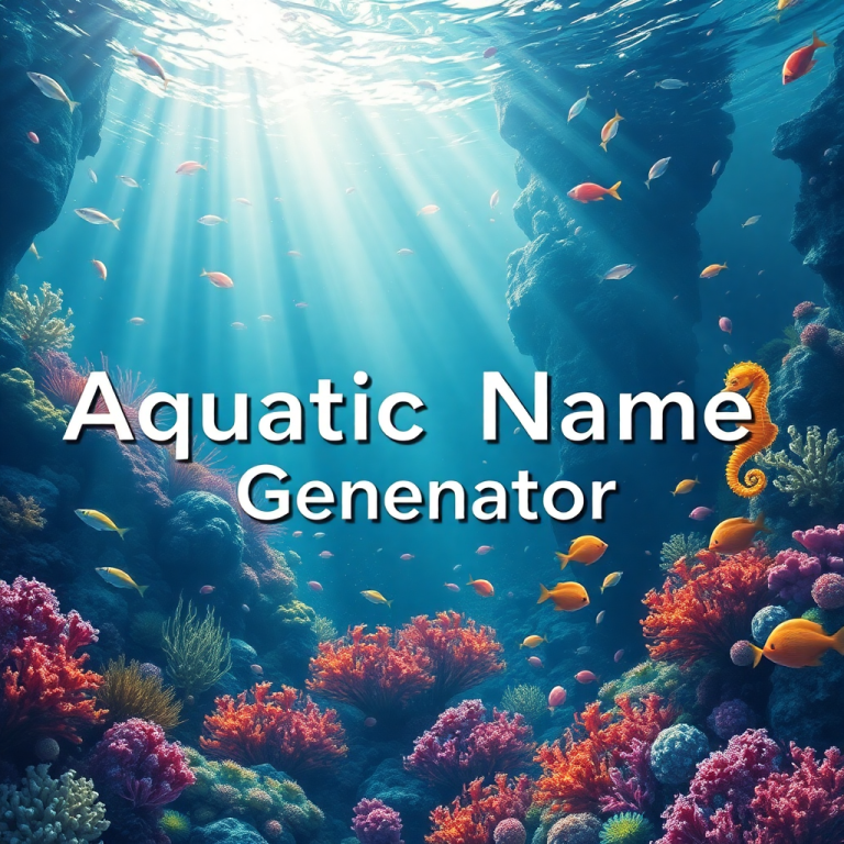 Aquatic Name Generator