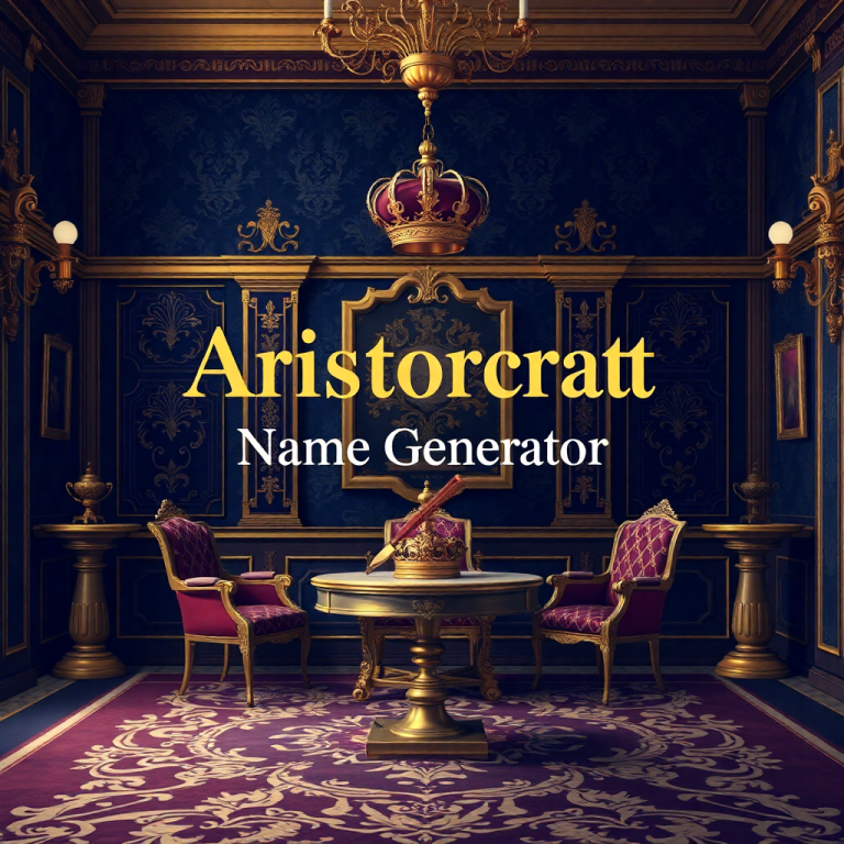 Aristocrat Name Generator
