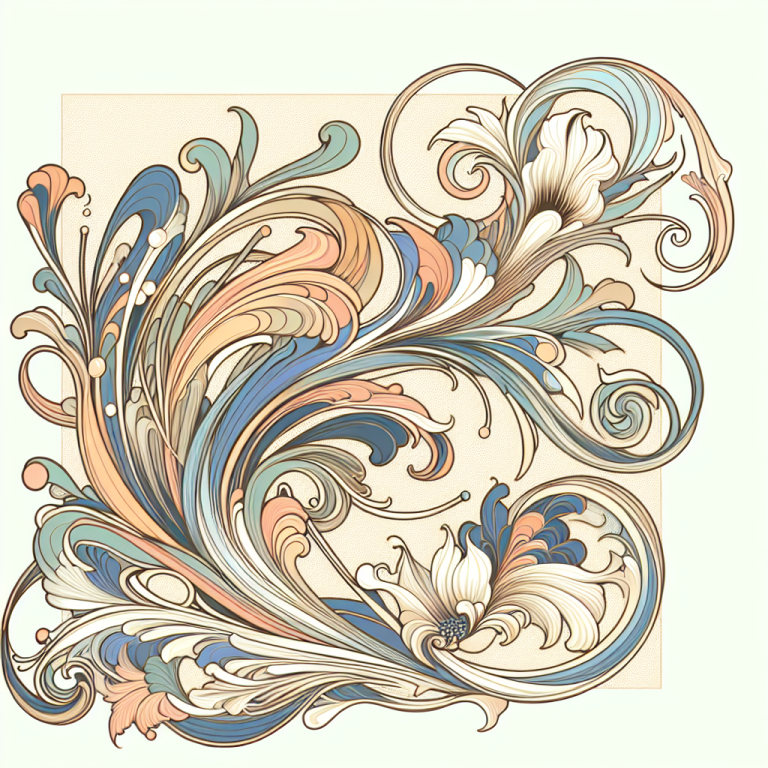 Art Nouveau Wallpaper Generator