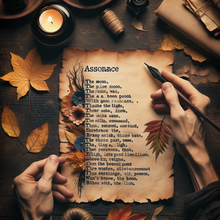 Assonance Poem Generator