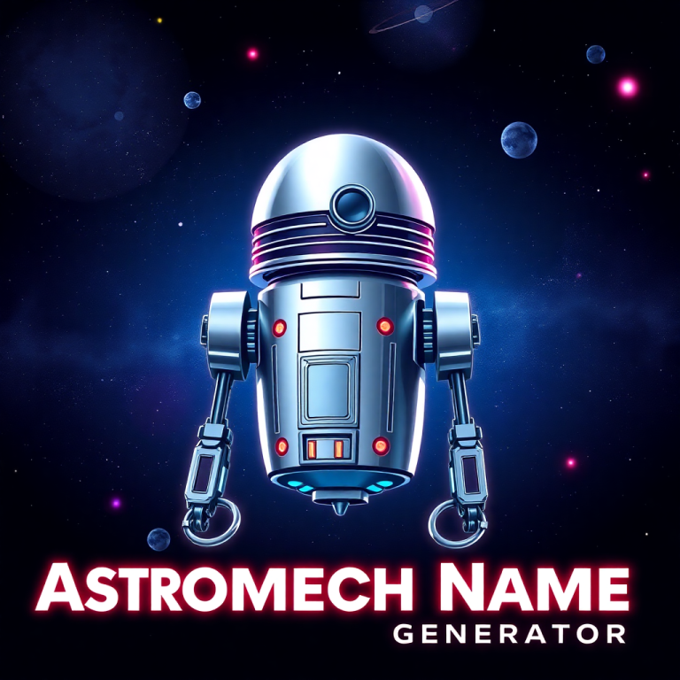 Astromech Name Generator