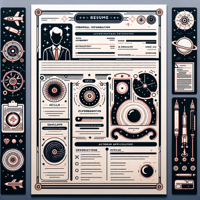 Astronomer Resume Generator
