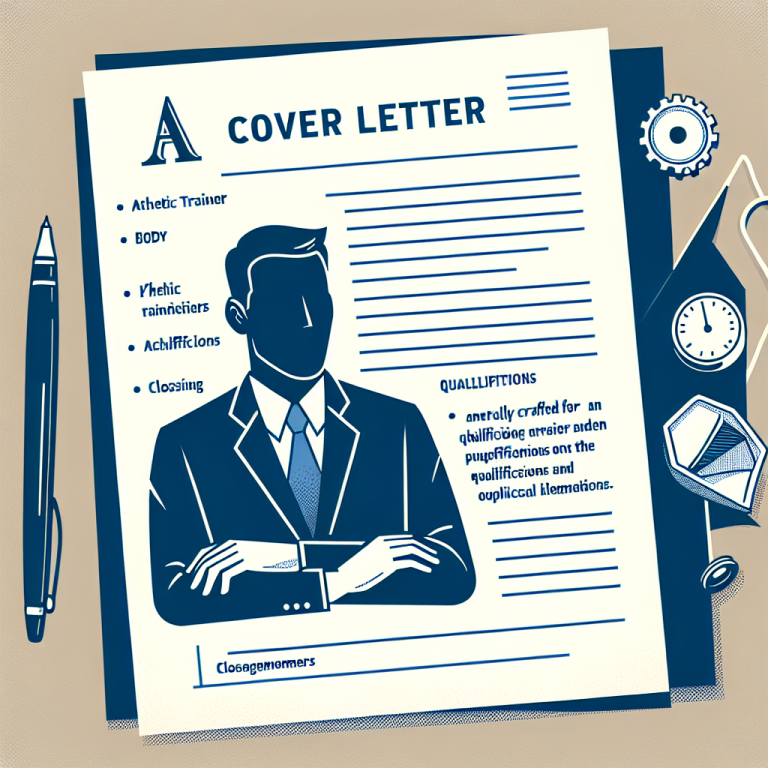 Athletic Trainer Cover Letter Generator