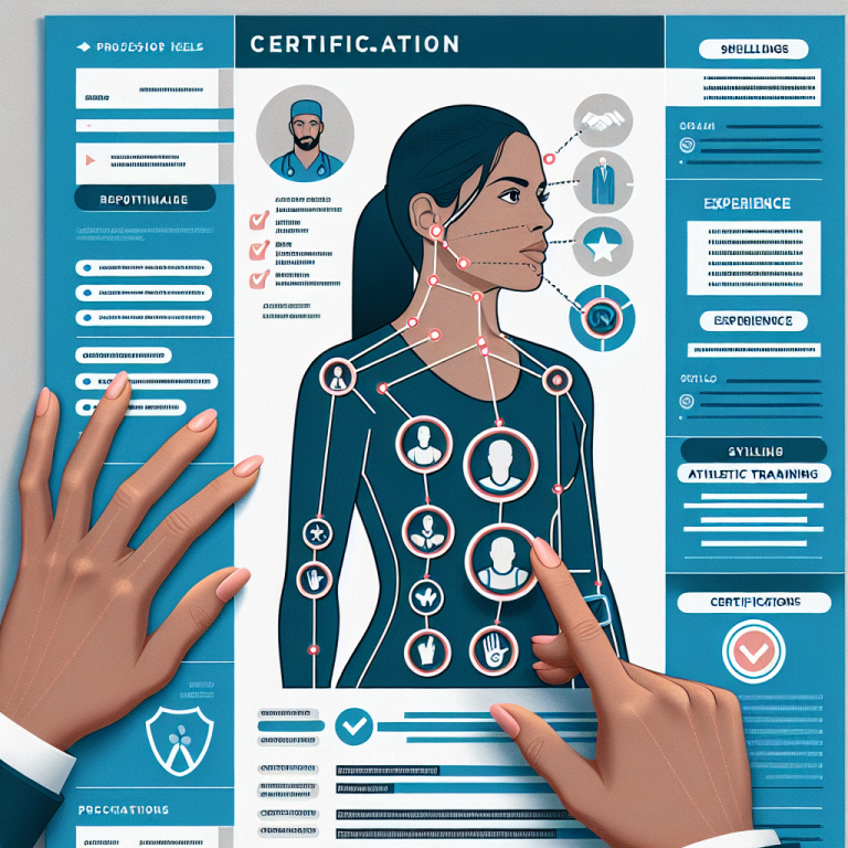 Athletic Trainer Resume Generator