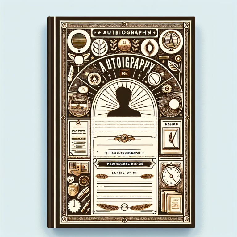 Autobiography Cover Generator