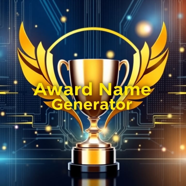 Award Name Generator