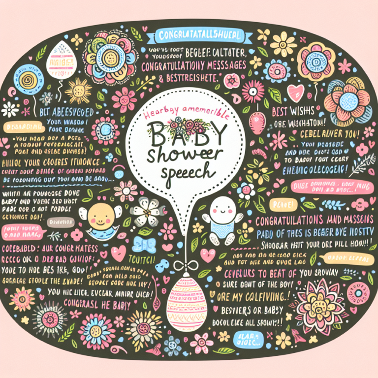 Baby Shower Speech Generator