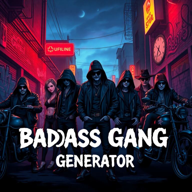 Badass Gang Name Generator