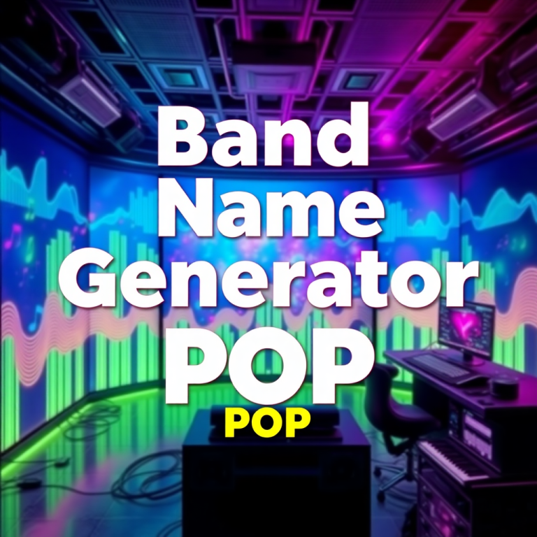 Band Name Generator Pop
