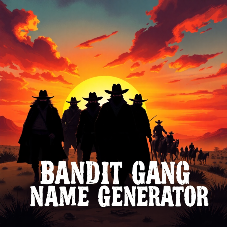 Bandit Gang Name Generator