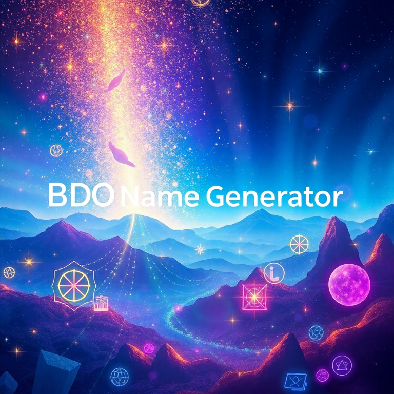 Bdo Name Generator
