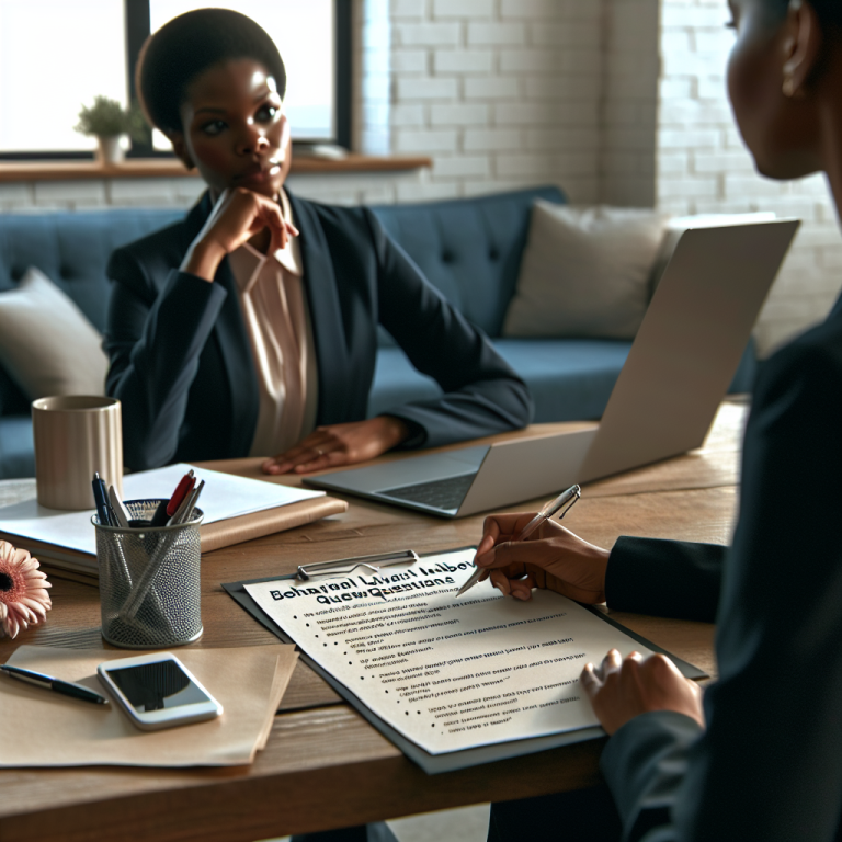 Behavioral Job Interview Question Generator