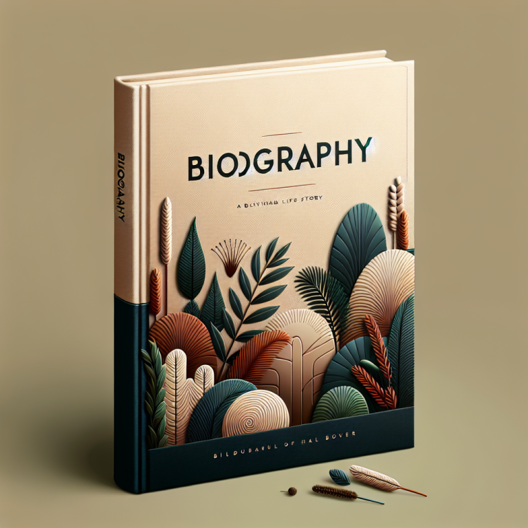 Biography Book Cover Generator