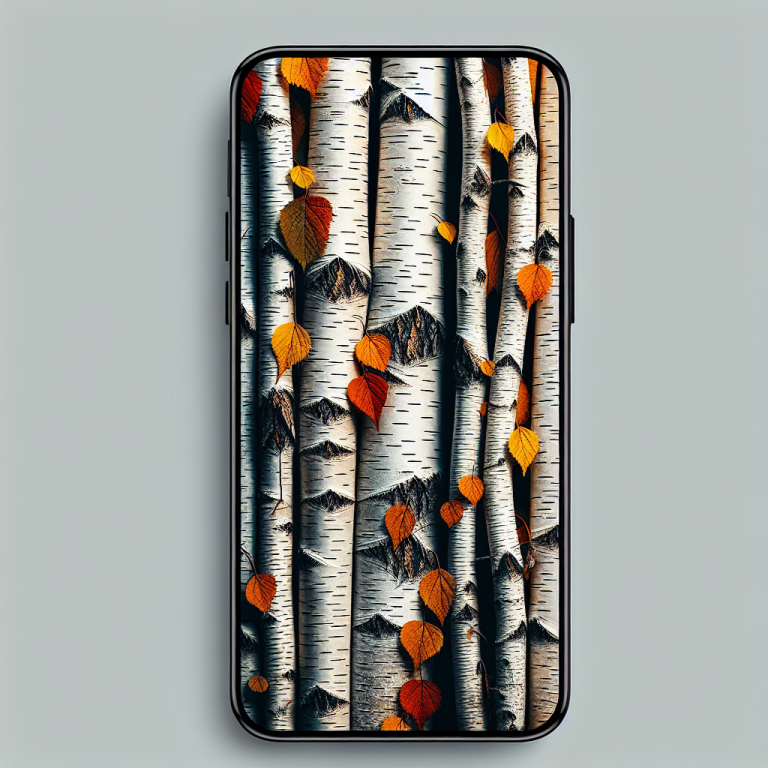 Birch Bark Wallpaper Generator